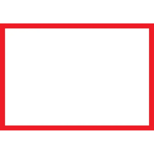 Blank Adapt-a-sign - Black Border 215x310mm