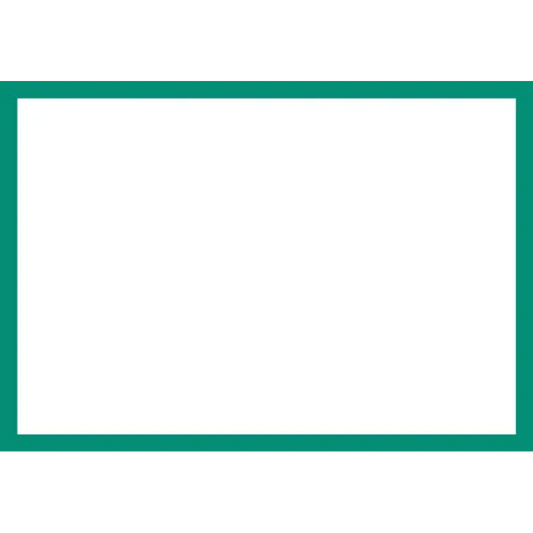 Blank Adapt-a-sign - Green Border 215x310mm