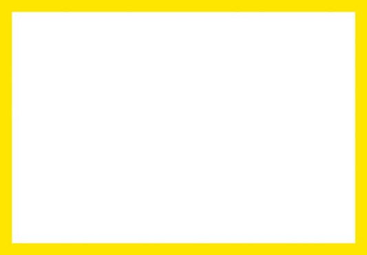 56194 Blank Adapt-a-sign - Yellow Border 215x310mm  (215x310mm) Safety Sign