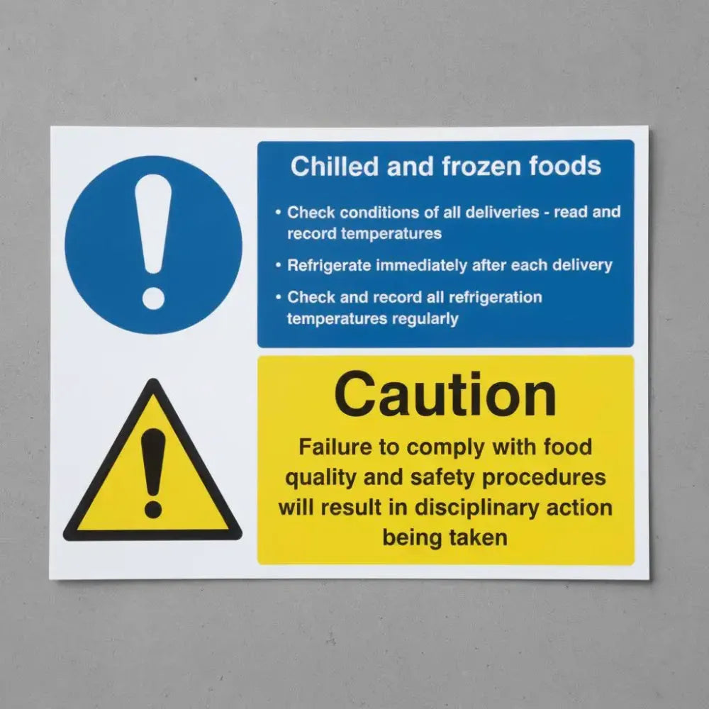 Chilled and frozen foods