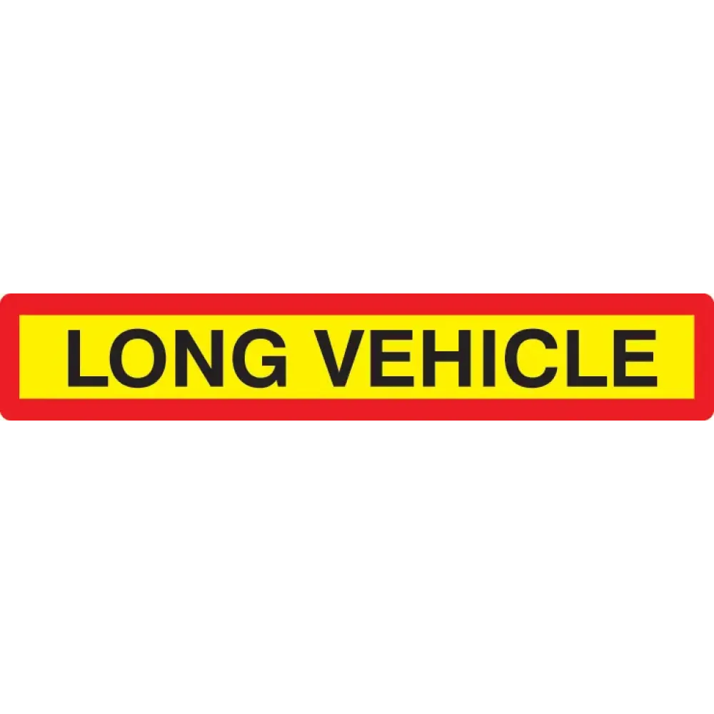 Long vehicle panel 1265x225mm reflective aluminium