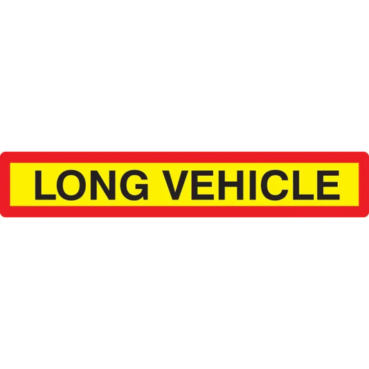 Long vehicle panel 1265x225mm reflective aluminium