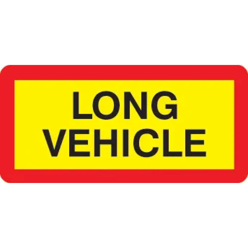 Long vehicle panel 525 x 250mm reflective aluminium