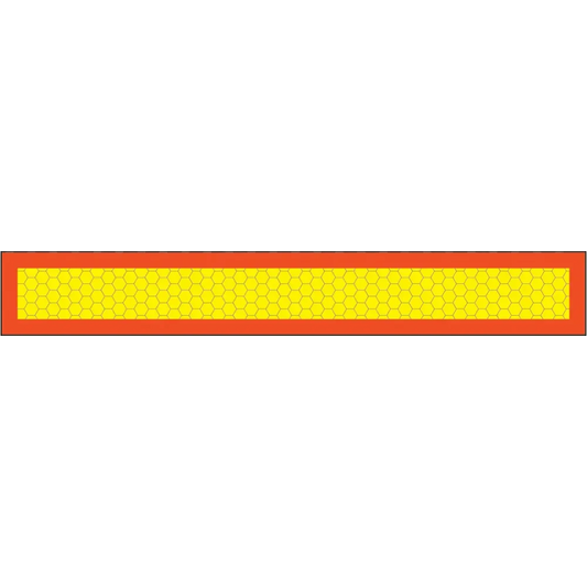 ECE70 Vehicle marking plate Aluminium 1200x200mm boxed
