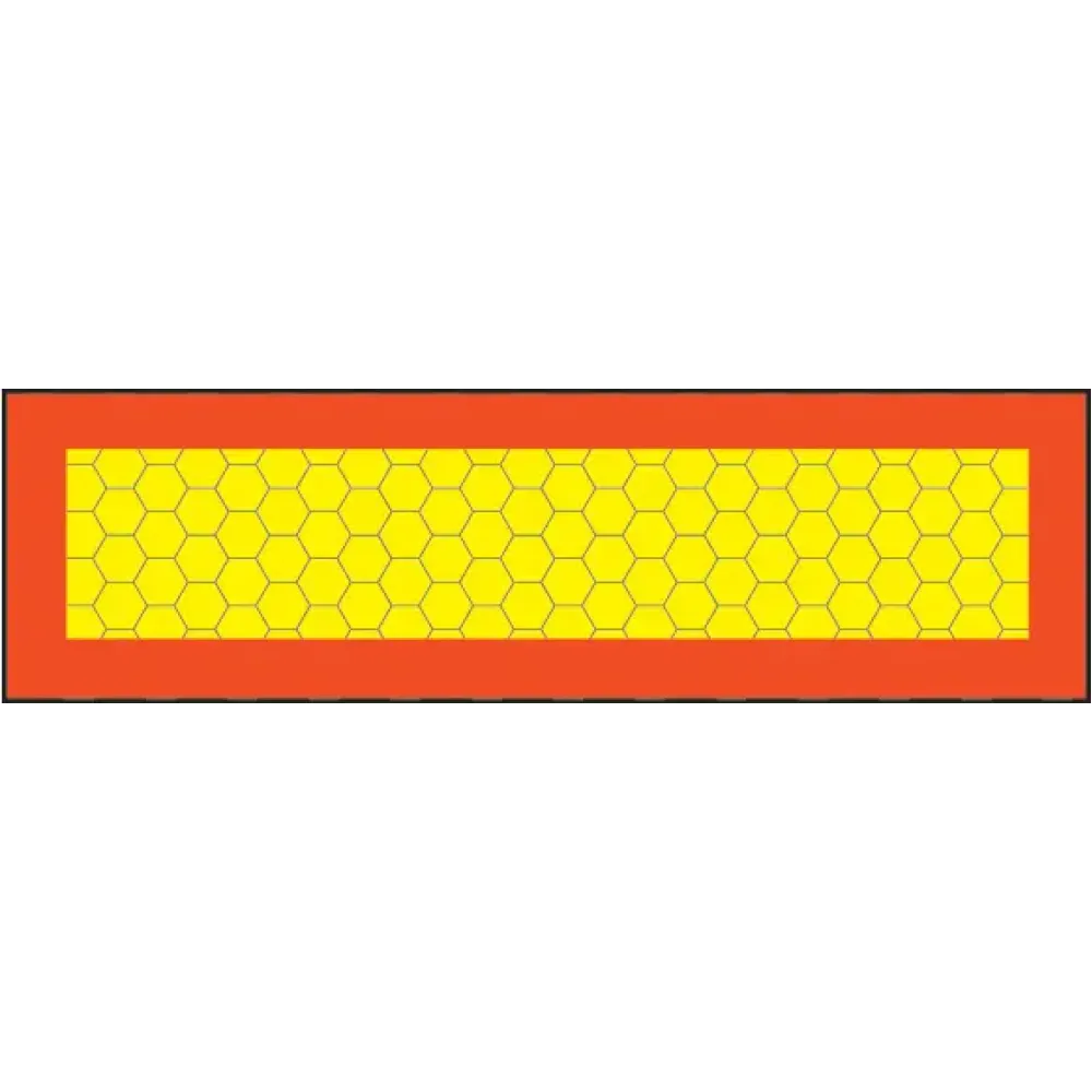 ECE70 Vehicle marking plate Aluminium 600x200mm boxed