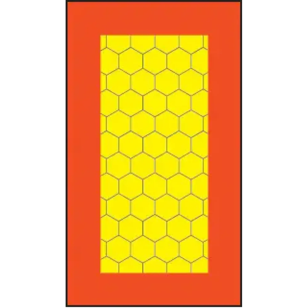 ECE70 Vehicle marking plate Aluminium 200x300mm boxed
