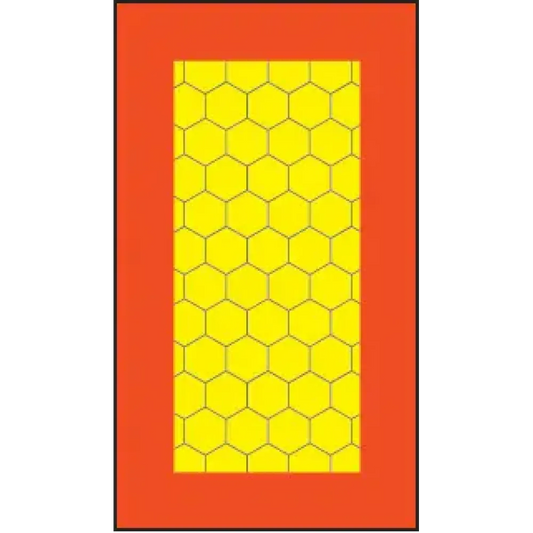 ECE70 Vehicle marking plate Aluminium 200x300mm boxed