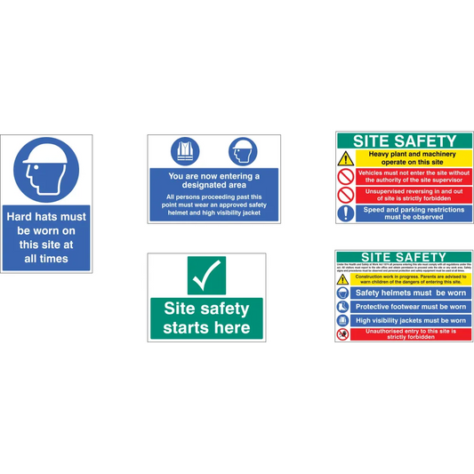 Site Starter Pack 4 (Pack of 5 signs)