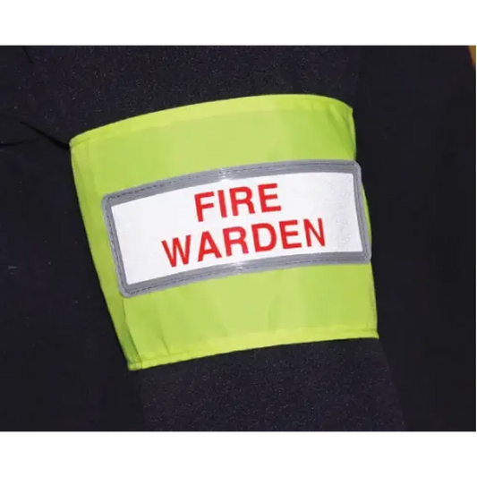 Fire warden reflective armband
