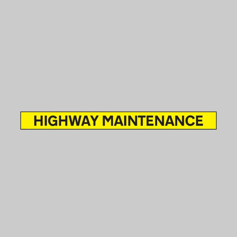 Highway Maintenance 1300x100mm reflective magnetic