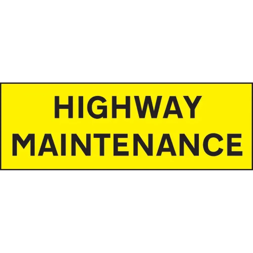Highway Maintenance 800x275 reflective self adhesive vinyl