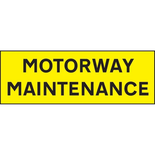 Motorway Maintenance 800x275 reflective self adhesive vinyl