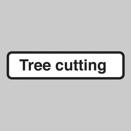 53726 Tree cutting fold up supplementary text with rust proof press studs (750mm variant - 925x250mm) Miscellaneous (925x210mm)