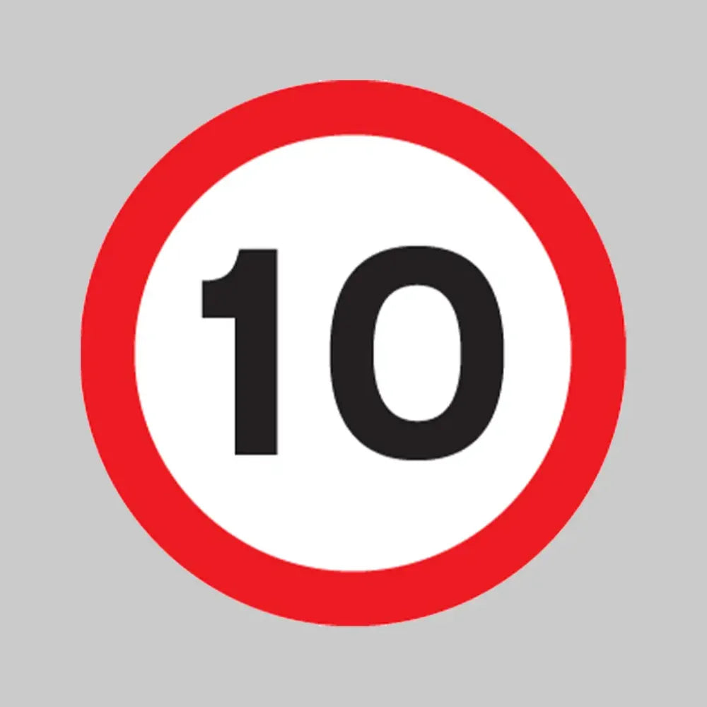 10 mph class RA1 600mm diameter circle c/w channelling