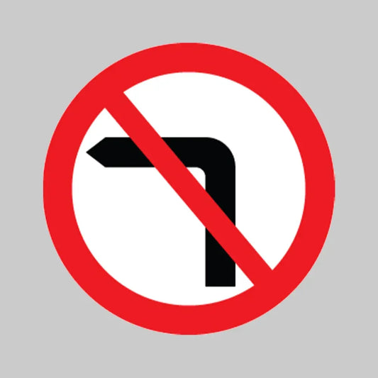 No left turn class RA1 600mm diameter circle c/w channelling