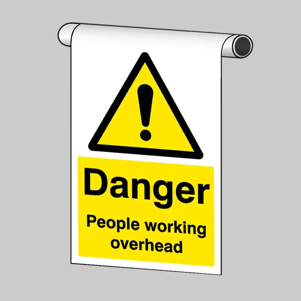 57126 Roll top - Danger People working overhead Miscellaneous (400x600mm)