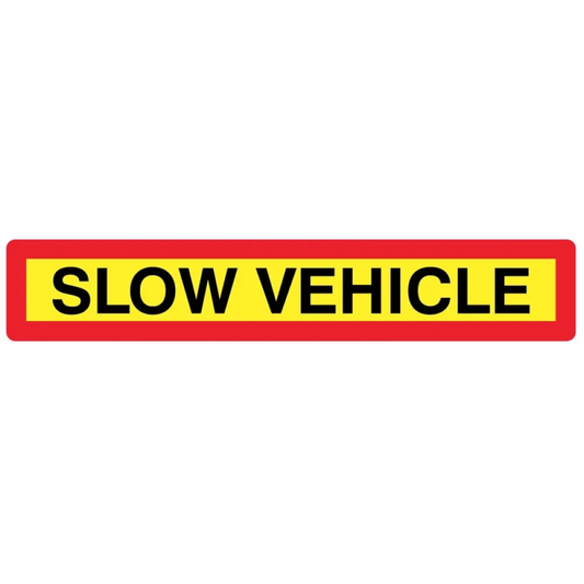 57142 Slow vehicle panel 1265x225mm reflective aluminium Miscellaneous