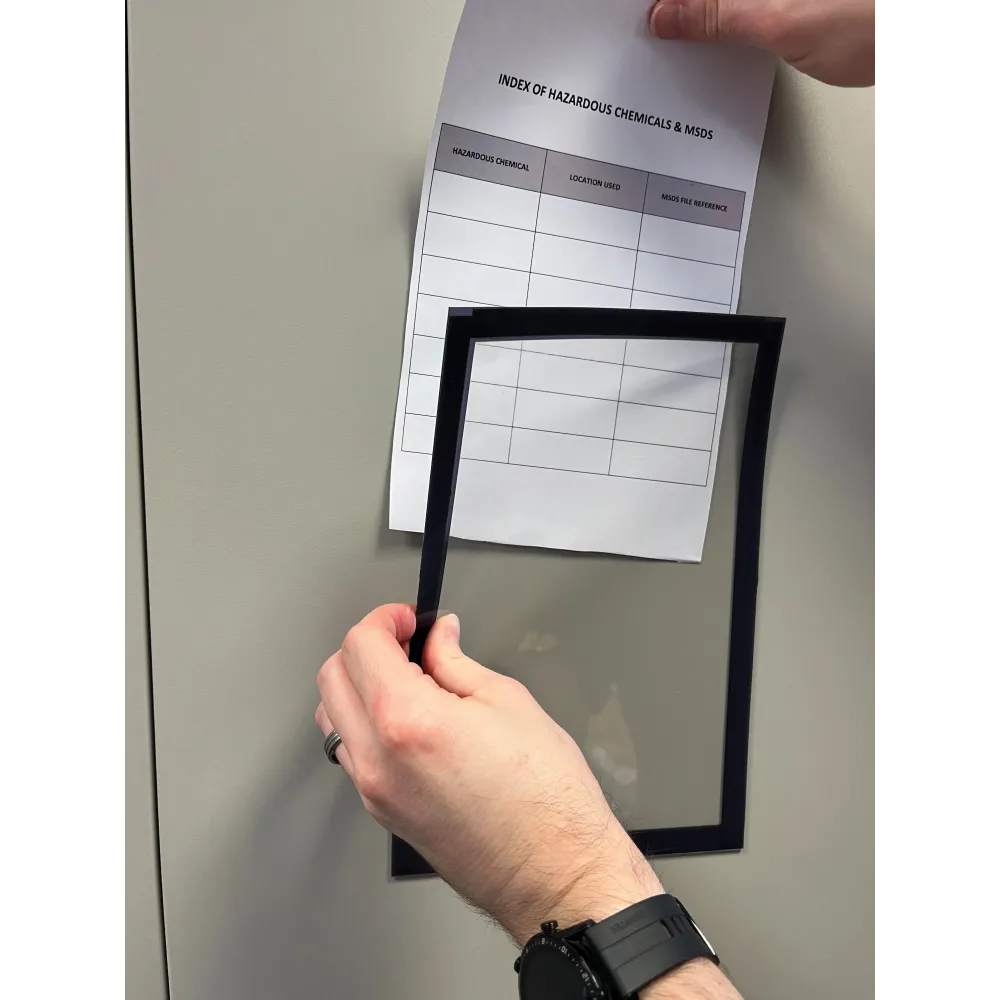 57401 Magnetic Frame Red (240x327mm) for A4 display Miscellaneous - Posters & Frames