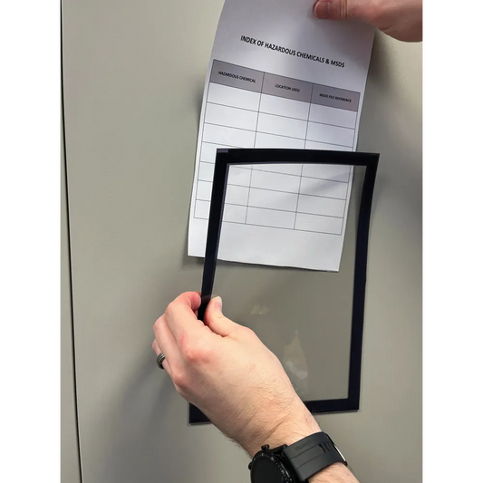 57402 Magnetic Frame Yellow (240x327mm) for A4 display Miscellaneous - Posters & Frames