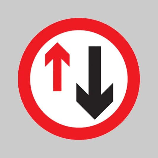 Vehicle priority Class R2 Permanent 600mm Dia (3mm aluminium composite) c/w channelling