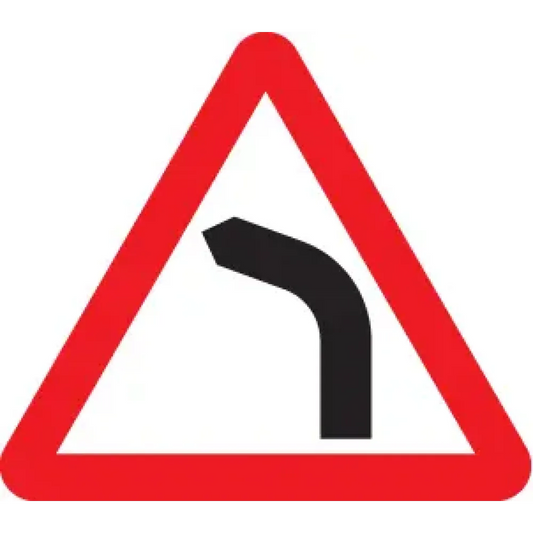 57792 Pedestrians in road ahead class R2 600mm triangle c/w channelling Miscellaneous