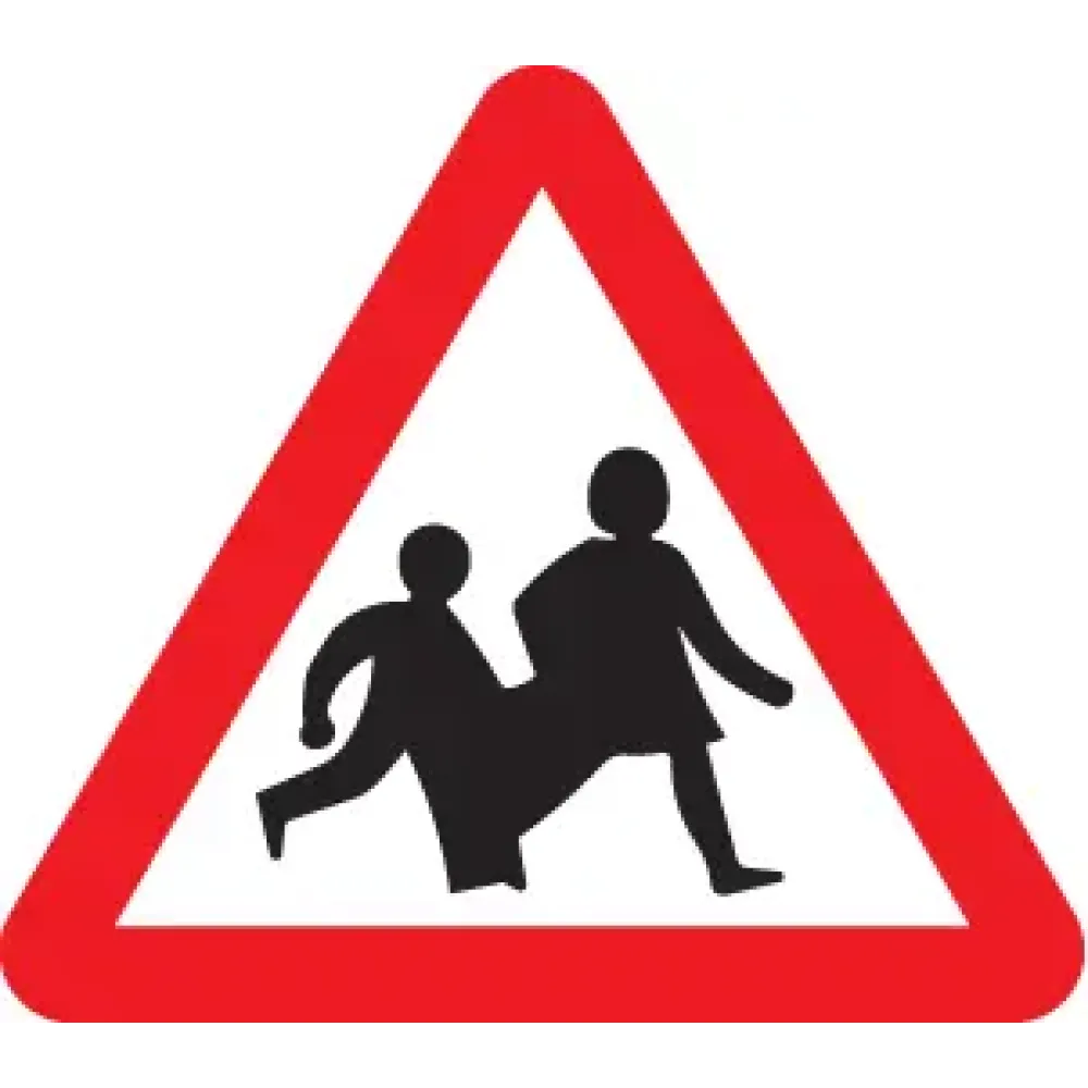 57794 Children ahead class R2 600mm triangle c/w channelling Miscellaneous