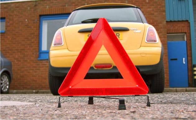 57799 Vehicle Warning Triangle in Case  (460x160x35mm) Safety Sign