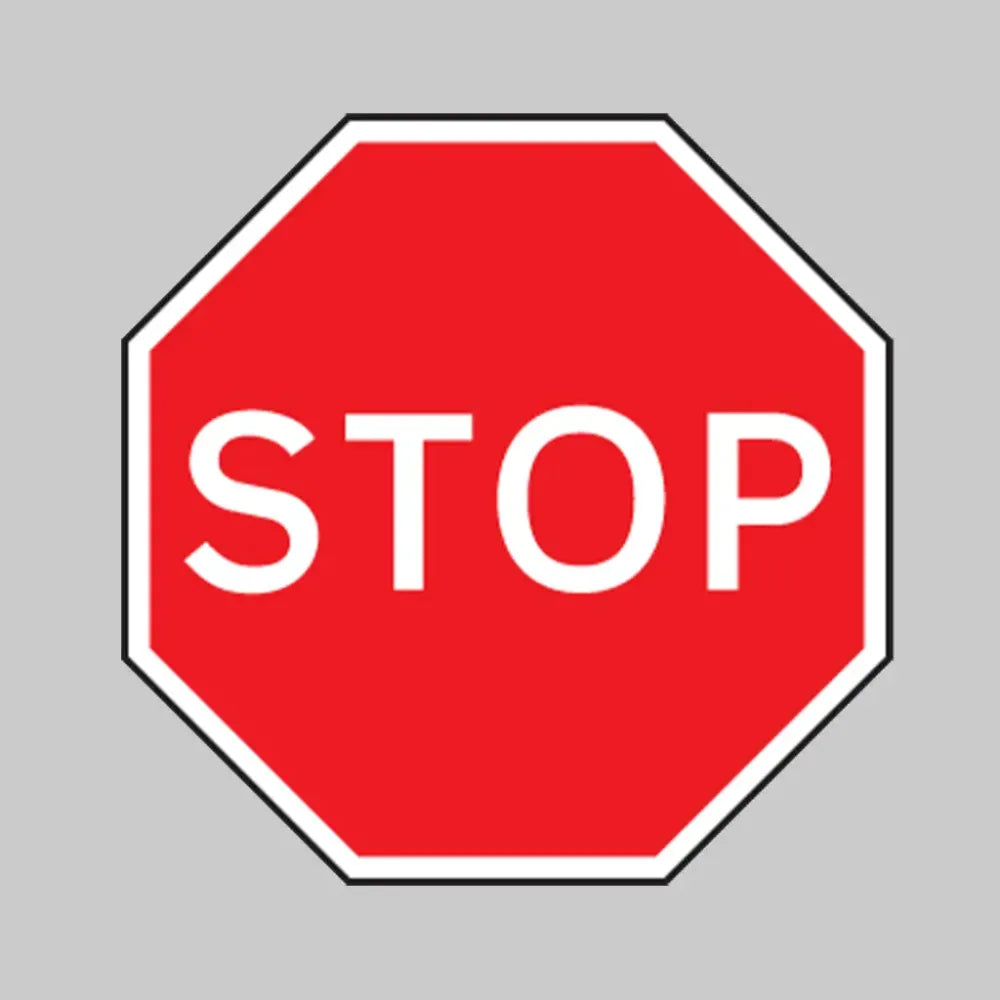 Stop class RA1 750mm octagon c/w channelling