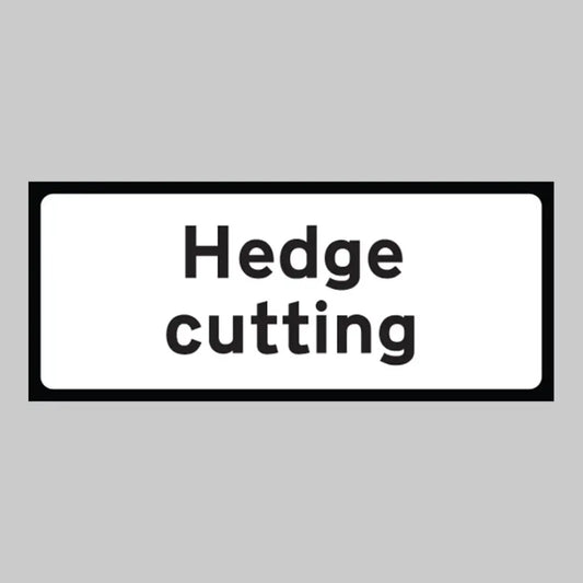 Hedge cutting supplementary plate 850x355 Class RA1 zintec
