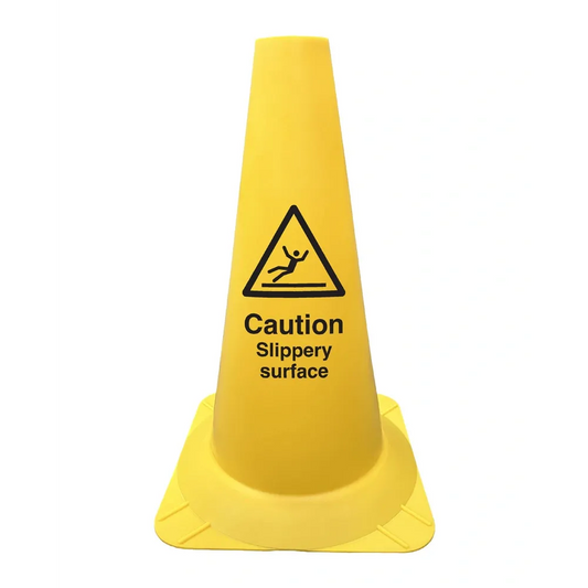 Slippery surface hazard cone round 500mm