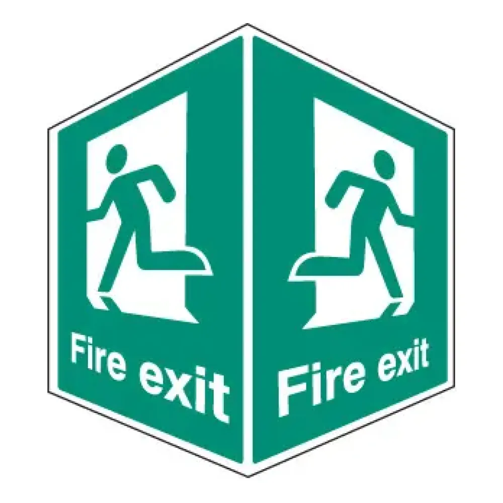 Fire exit - projecting sign