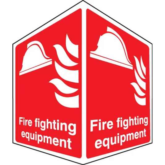 EasiFIX projecting sign 150x200mm face size - Fire fighting equipment