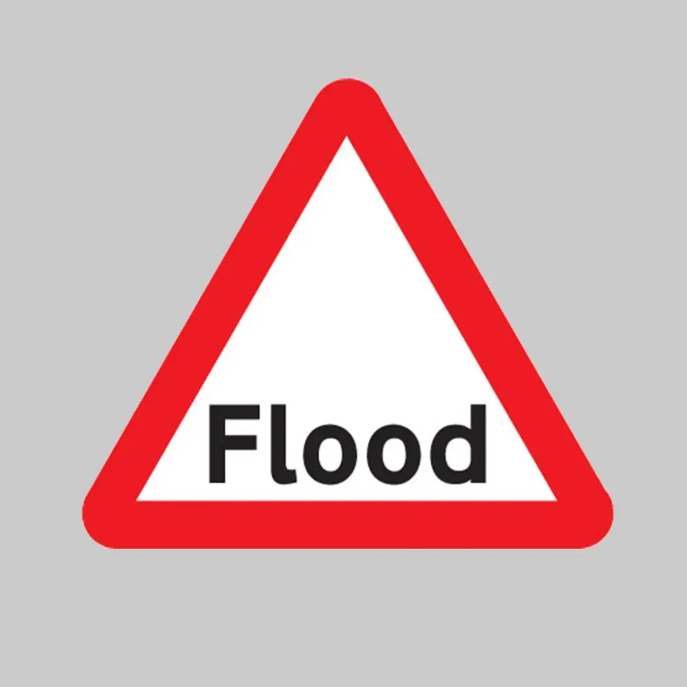 Flood 600mm triangle Class 1 zintec