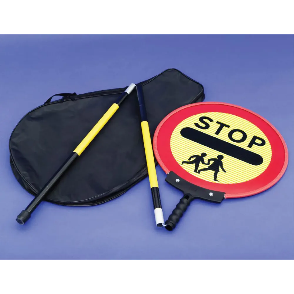 Stop Children Lollipop sign 450mm diameter on 1500mm collapsible pole