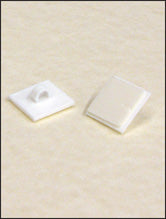 Ceiling fixing clip self adhesive (pack of 10) 20x20mm