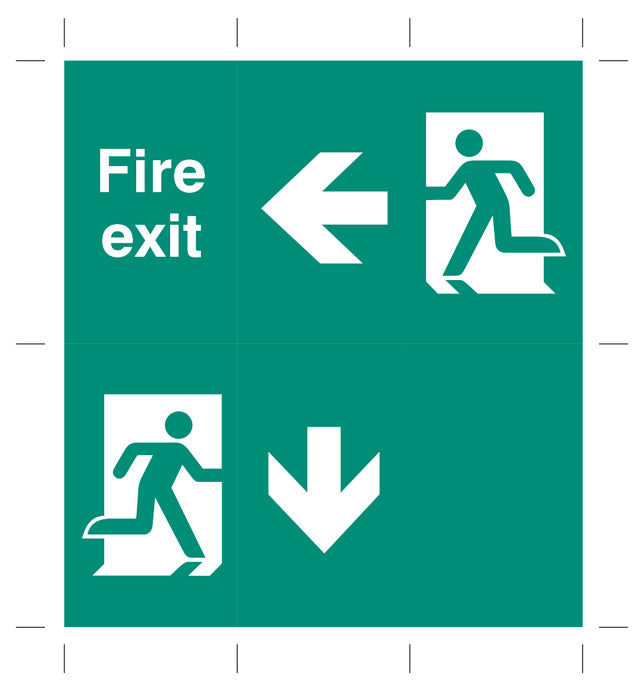Emergency light unit overlay