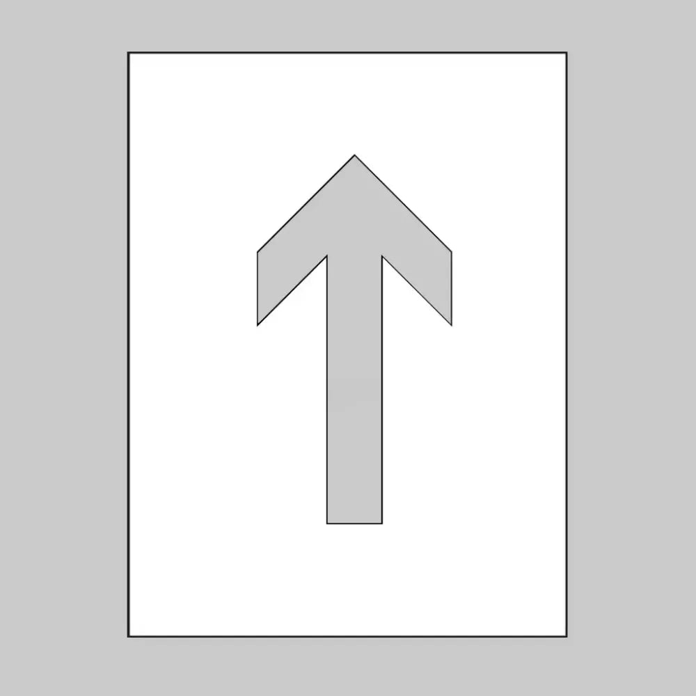 58441 Stencil kit 300x400mm - Directional arrow Miscellaneous