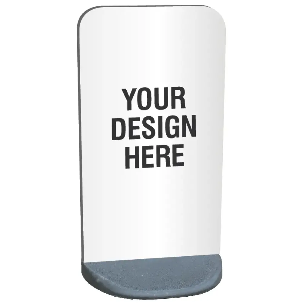 58480 Your message - Pavement sign 460×850mm panel (1.2mm aluminium) 9kg pvc base single sided Miscellaneous