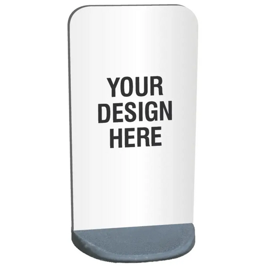 58480 Your message - Pavement sign 460×850mm panel (1.2mm aluminium) 9kg pvc base single sided Miscellaneous
