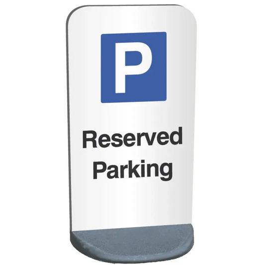 58482 Parking Reserved - 460×850mm panel (1.2mm aluminium) 9kg pvc base single sided Miscellaneous