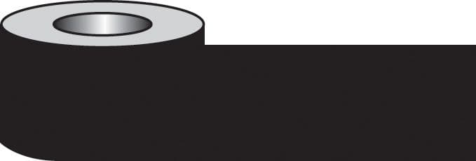 58603 Self adhesive floor tape 33m x 50mm - black  (33M x 50mm) Safety Sign