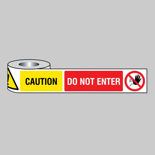 58608 Caution Do Not Enter barrier tape 250m x 75mm non-adhesive polythene Miscellaneous