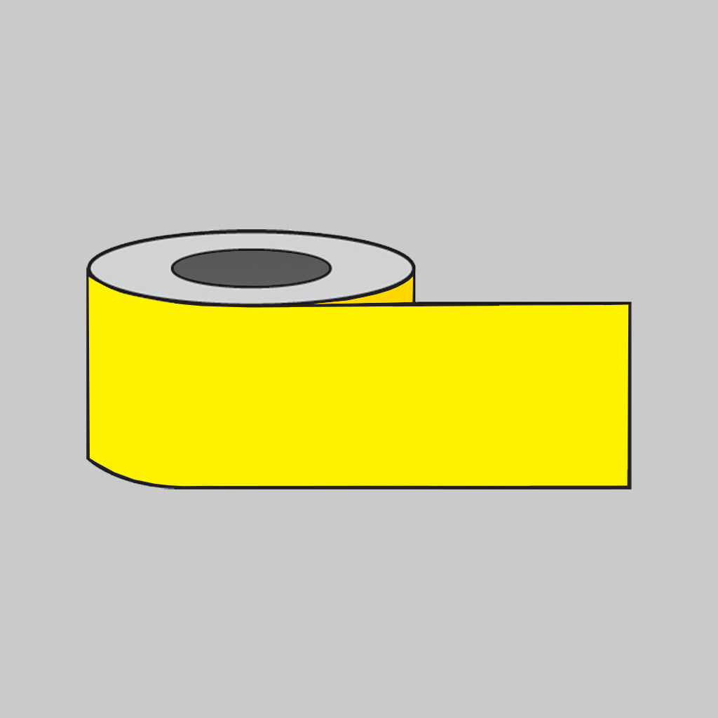 58609 Plain Yellow barrier tape 250m x 75mm non-adhesive polythene Miscellaneous