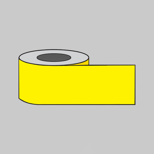 58609 Plain Yellow barrier tape 250m x 75mm non-adhesive polythene Miscellaneous