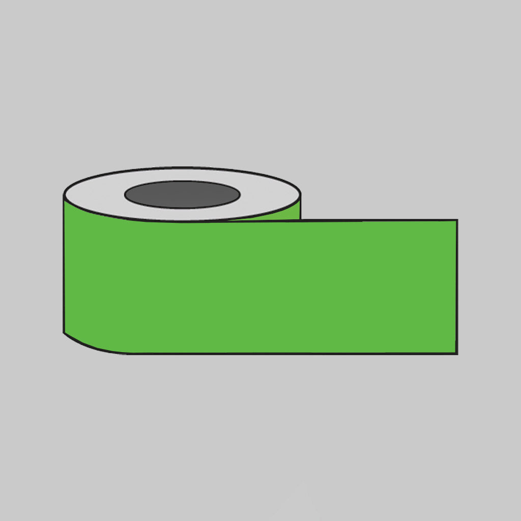 58610 Plain Green barrier tape 200m x 75mm non-adhesive polythene Miscellaneous