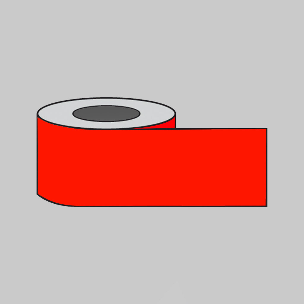 58611 Plain Red barrier tape 200m x 75mm non-adhesive polythene Miscellaneous