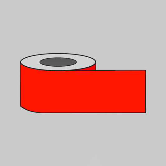 58611 Plain Red barrier tape 200m x 75mm non-adhesive polythene Miscellaneous