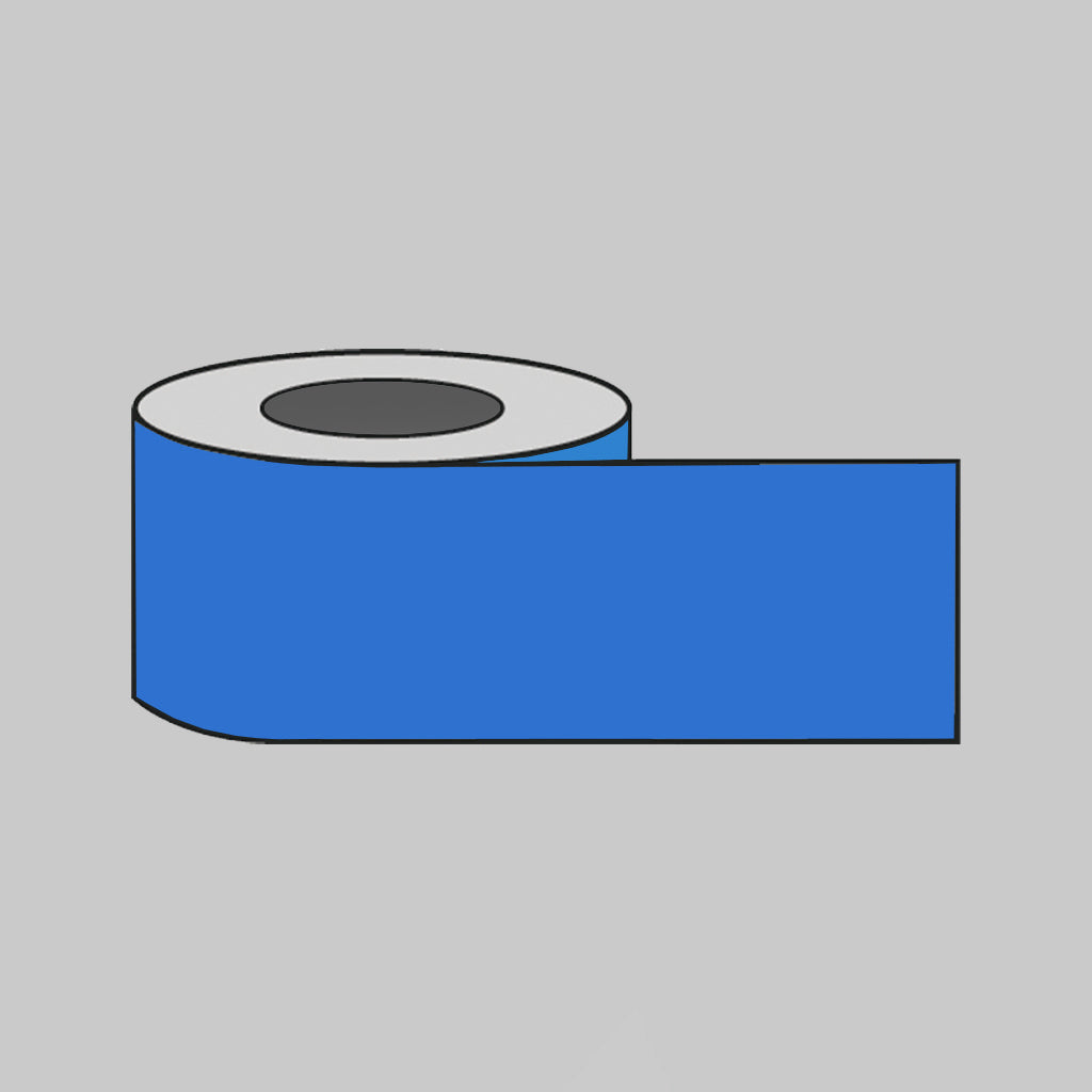 58612 Plain Blue barrier tape 200m x 75mm non-adhesive polythene Miscellaneous