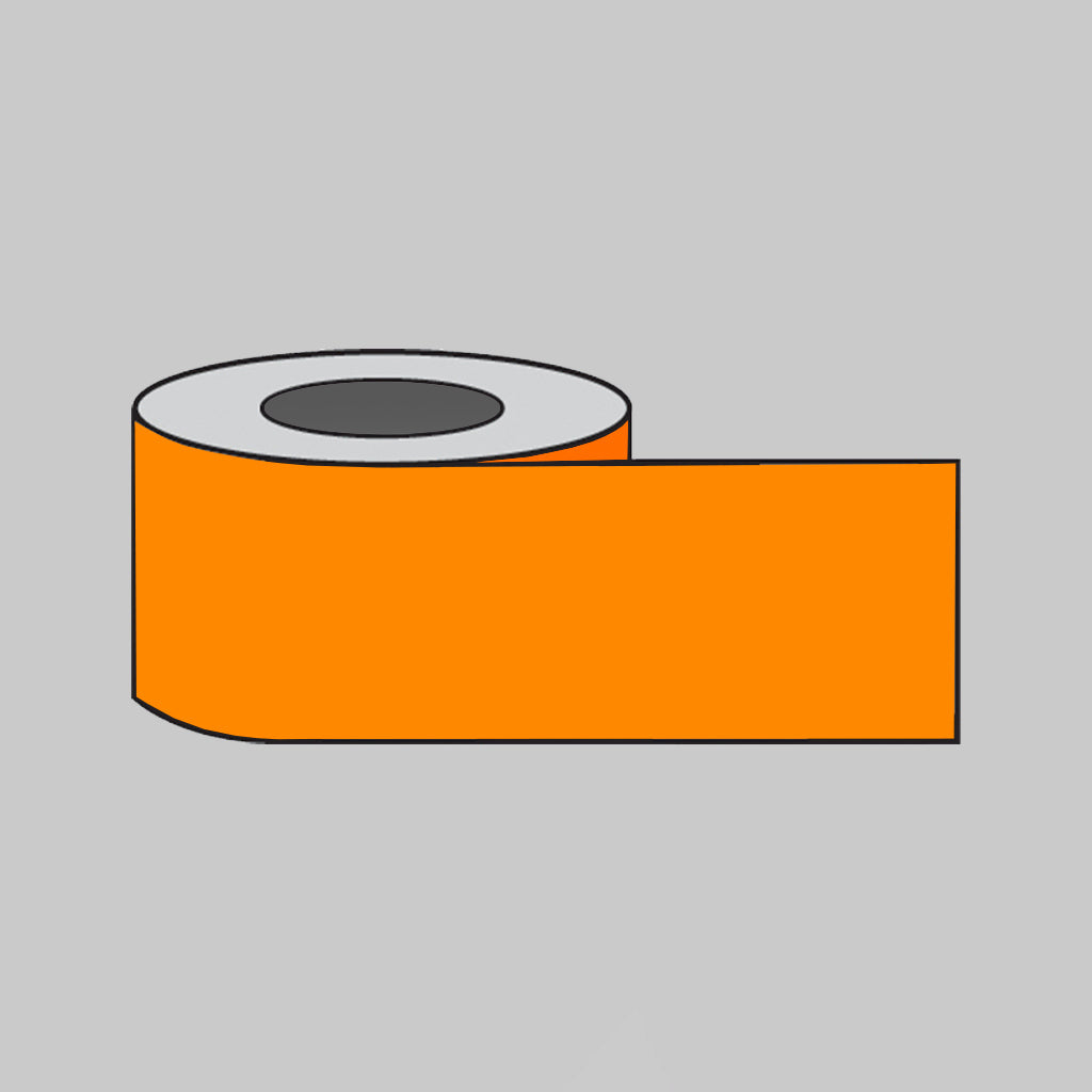 58613 Plain Orange barrier tape 200m x 75mm non-adhesive polythene Miscellaneous