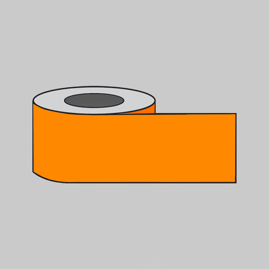 58613 Plain Orange barrier tape 200m x 75mm non-adhesive polythene Miscellaneous